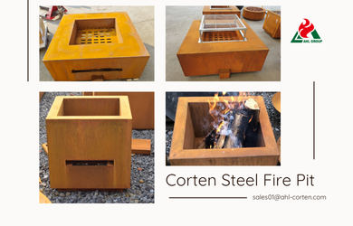 Corten Steel Fire Pit